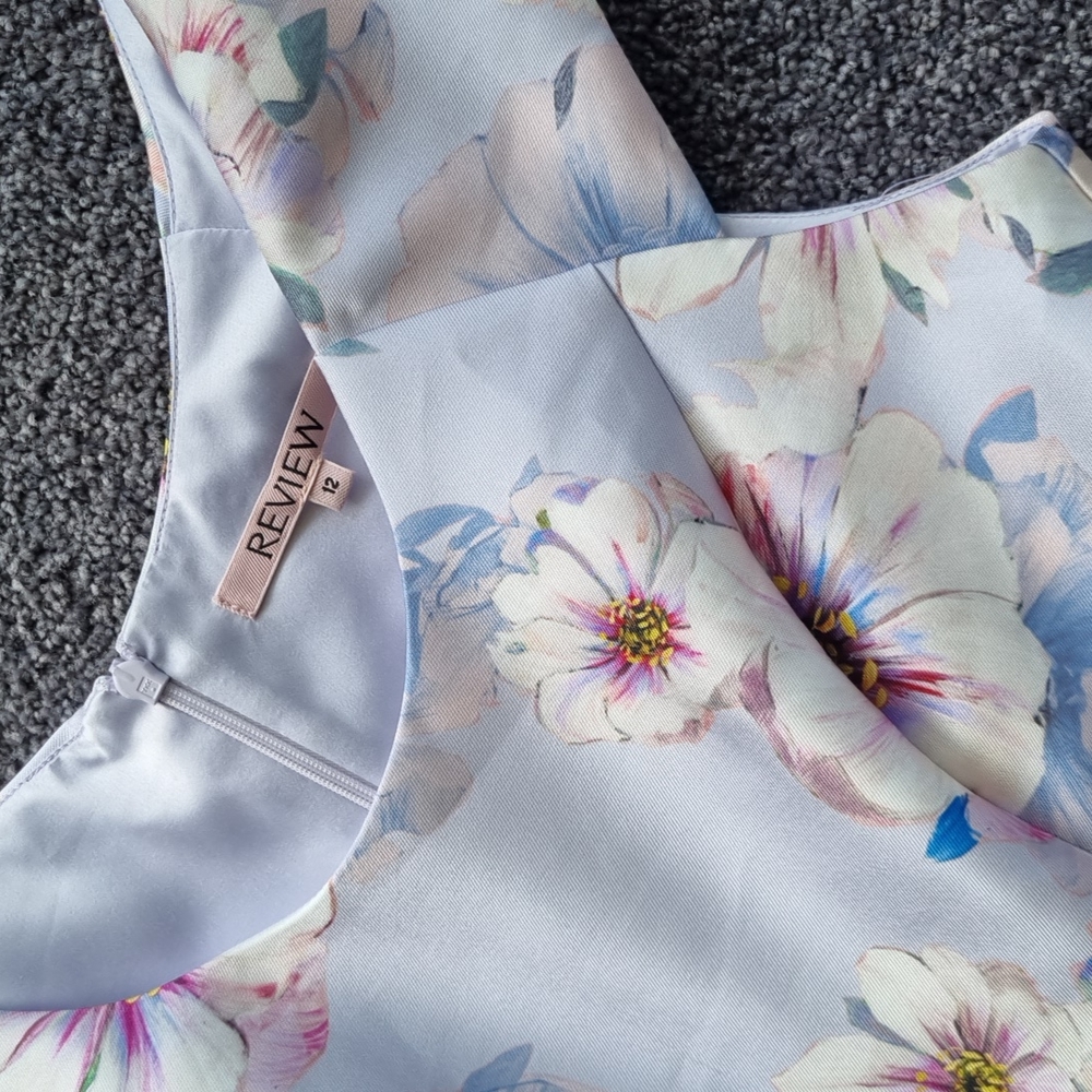 Review Mauve and pinked toned floral dress - Picture 4 of 7